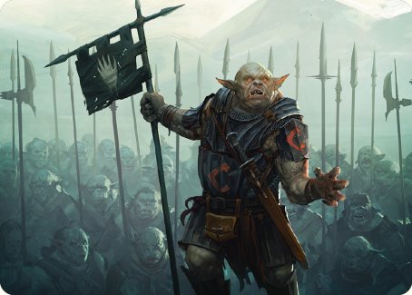 Ugluk of the White Hand Art Card [The Lord of the Rings: Tales of Middle-earth Art Series] | Exor Games Truro