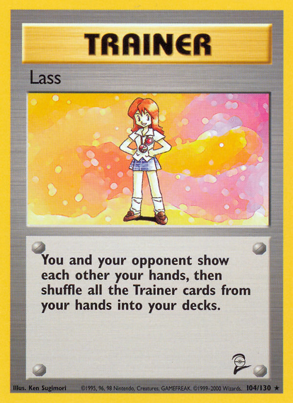 Lass (104/130) [Base Set 2] | Exor Games Truro