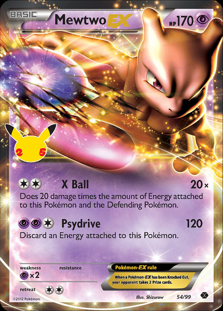 Mewtwo EX (54/99) [Celebrations: 25th Anniversary - Classic Collection] | Exor Games Truro