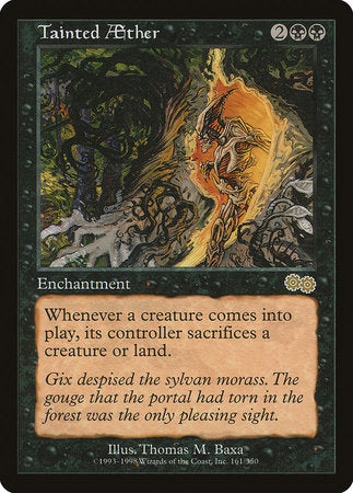 Tainted Aether [Urza's Saga] | Exor Games Truro