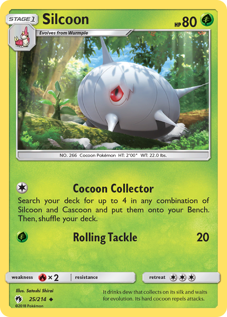 Silcoon (25/214) [Sun & Moon: Lost Thunder] | Exor Games Truro