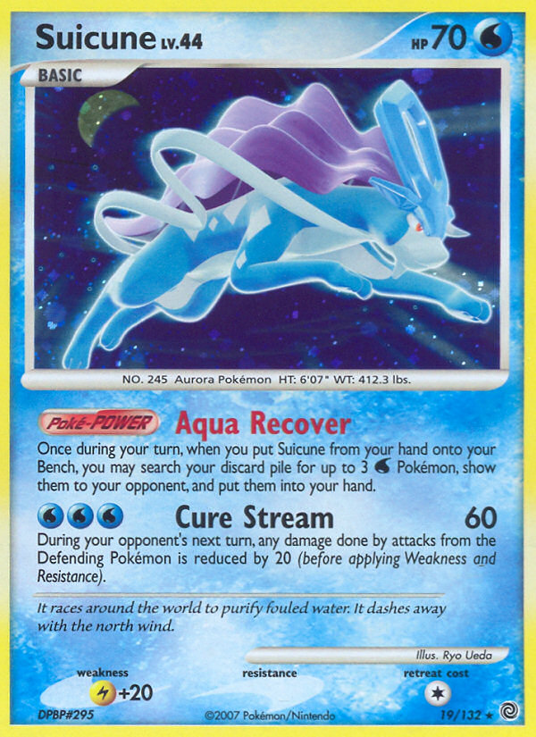 Suicune (19/132) [Diamond & Pearl: Secret Wonders] | Exor Games Truro