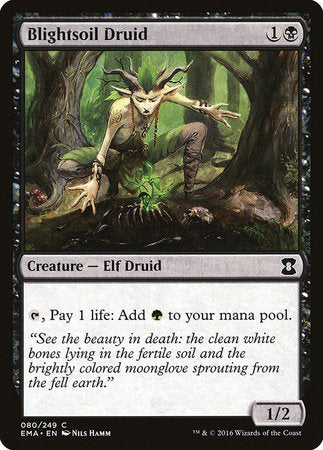 Blightsoil Druid [Eternal Masters] | Exor Games Truro