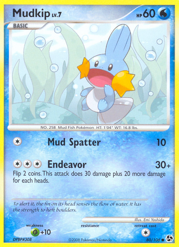 Mudkip (80/106) [Diamond & Pearl: Great Encounters] | Exor Games Truro