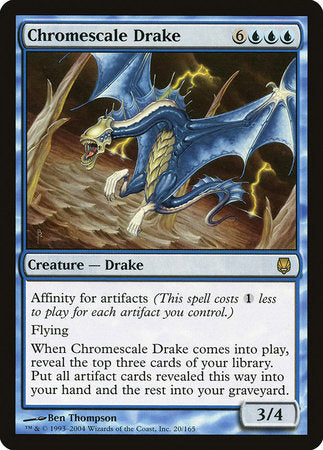 Chromescale Drake [Darksteel] | Exor Games Truro