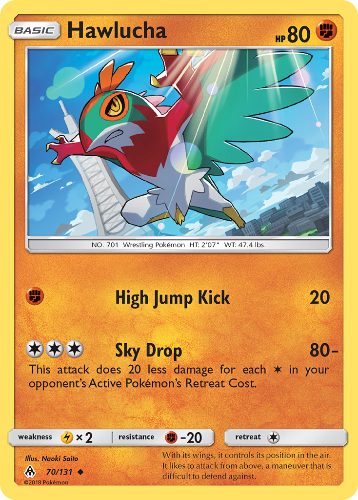 Hawlucha (70/131) [Sun & Moon: Forbidden Light] | Exor Games Truro