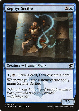 Zephyr Scribe [Dragons of Tarkir] | Exor Games Truro