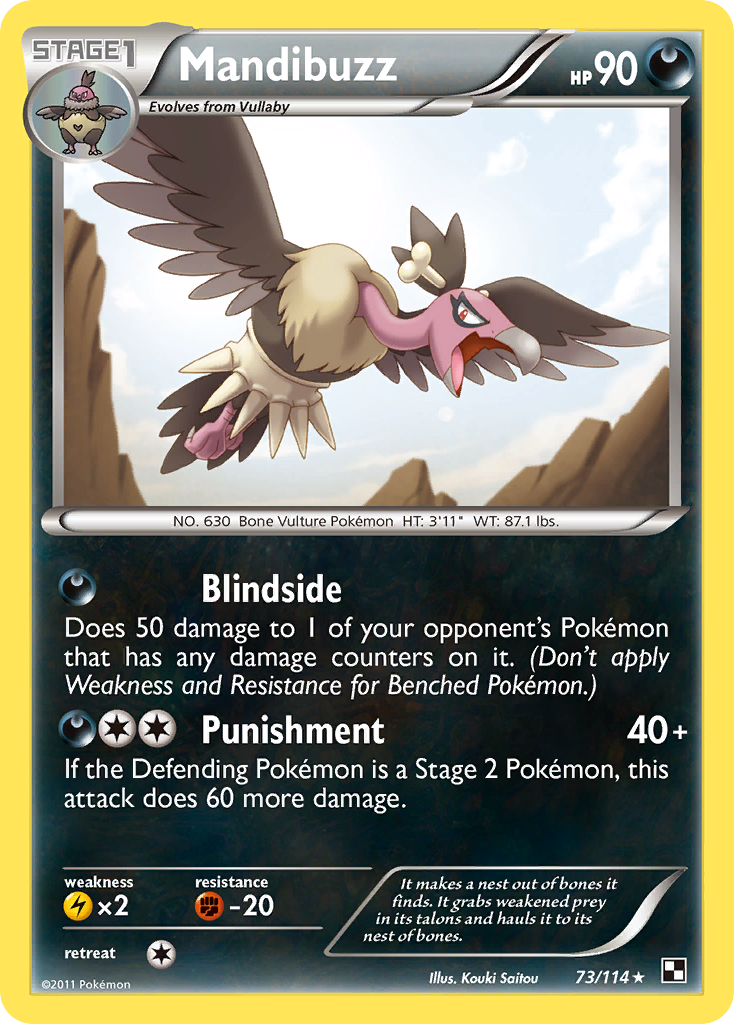 Mandibuzz (73/114) [Black & White: Base Set] | Exor Games Truro