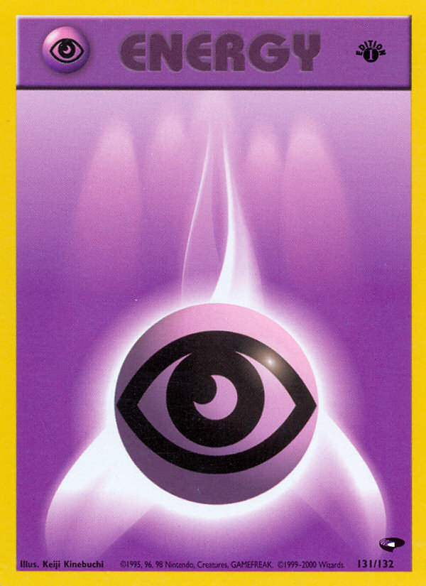 Psychic Energy (131/132) [Gym Challenge 1st Edition] | Exor Games Truro