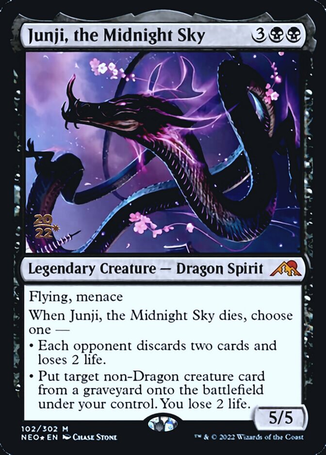 Junji, the Midnight Sky [Kamigawa: Neon Dynasty Prerelease Promos] | Exor Games Truro