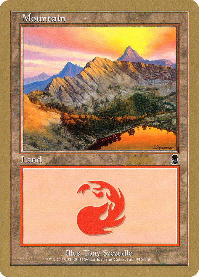 Mountain (bk346) (Brian Kibler) [World Championship Decks 2002] | Exor Games Truro