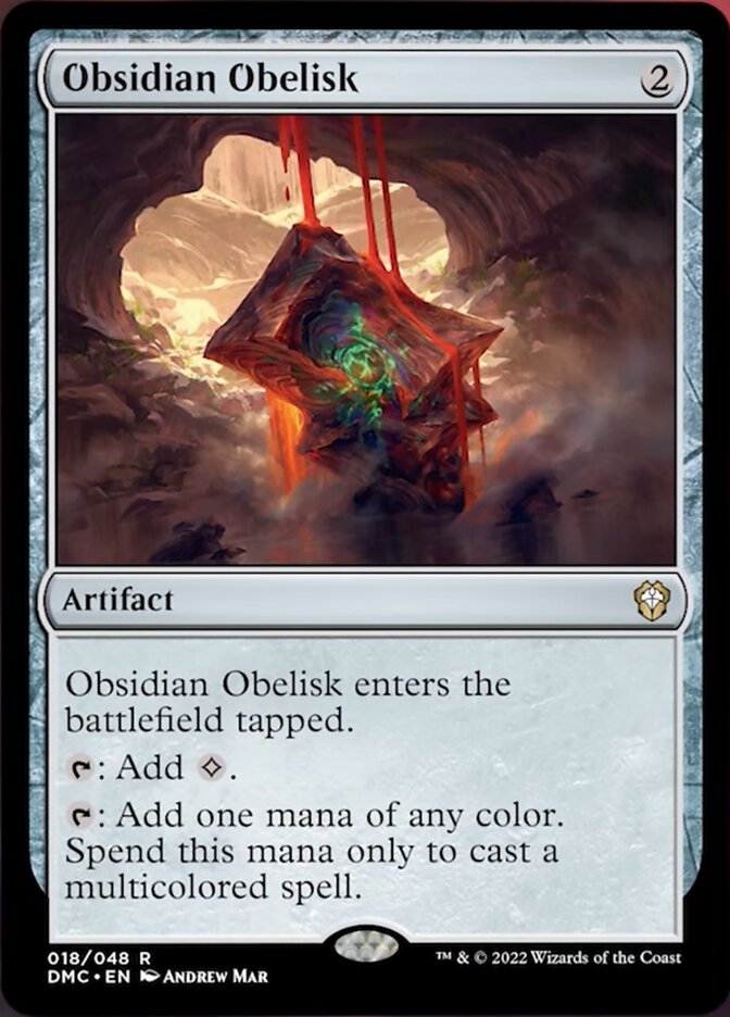 Obsidian Obelisk [Dominaria United Commander] | Exor Games Truro