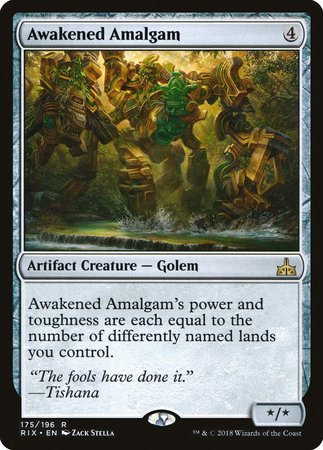 Awakened Amalgam [Rivals of Ixalan] | Exor Games Truro