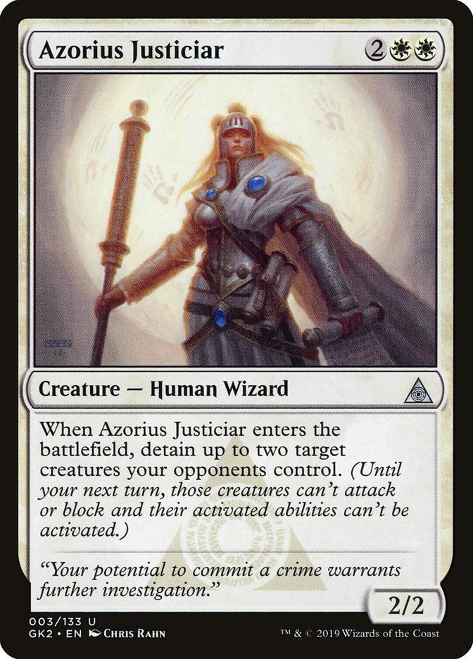 Azorius Justiciar [Ravnica Allegiance Guild Kit] | Exor Games Truro