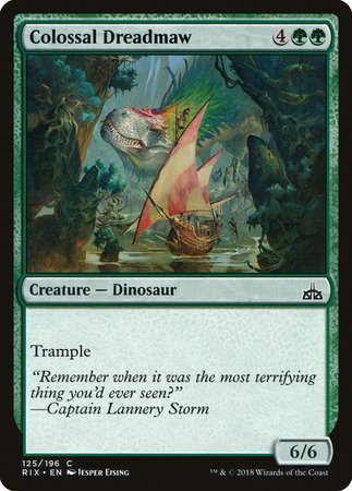 Colossal Dreadmaw [Rivals of Ixalan] | Exor Games Truro