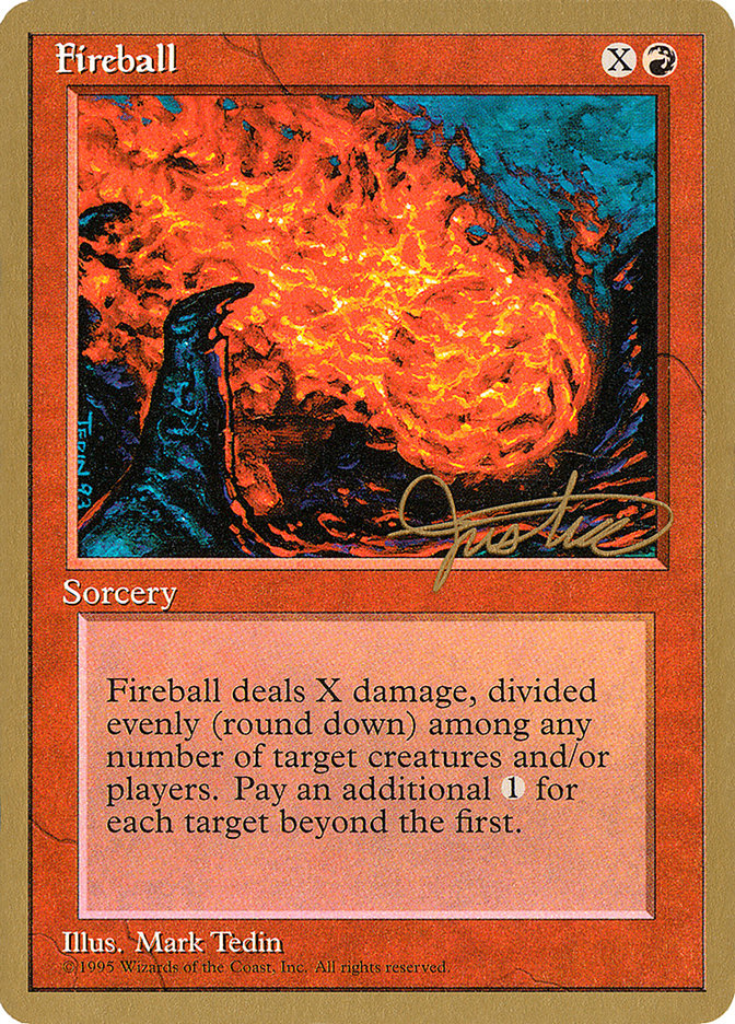 Fireball (Mark Justice) [Pro Tour Collector Set] | Exor Games Truro