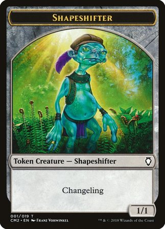 Shapeshifter Token [Commander Anthology Volume II Tokens] | Exor Games Truro