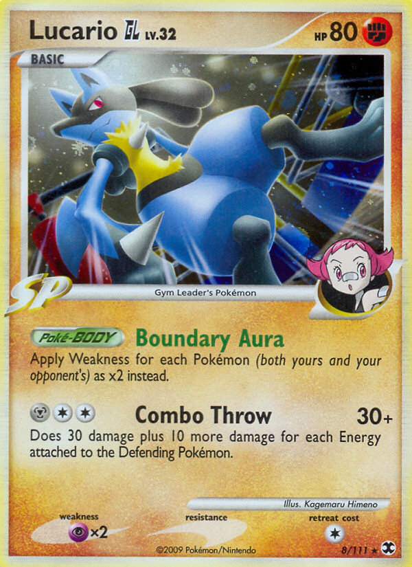 Lucario GL (8/111) [Platinum: Rising Rivals] | Exor Games Truro