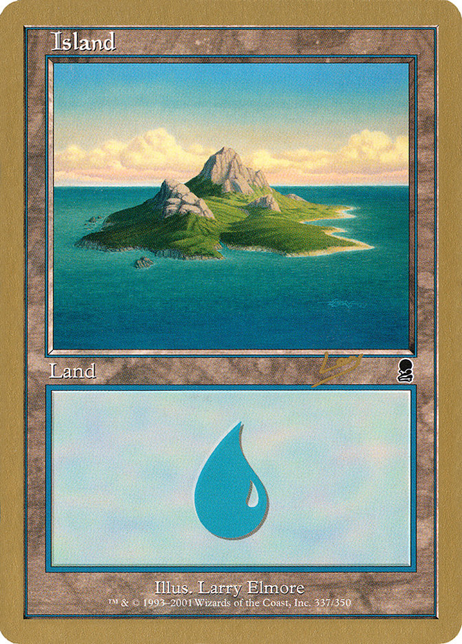 Island (rl337) (Raphael Levy) [World Championship Decks 2002] | Exor Games Truro