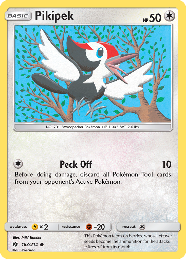 Pikipek (163/214) [Sun & Moon: Lost Thunder] | Exor Games Truro