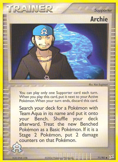 Archie (71/95) [EX: Team Magma vs Team Aqua] | Exor Games Truro