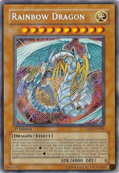 Rainbow Dragon [TAEV-EN006] Secret Rare | Exor Games Truro