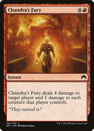 Chandra's Fury [Magic Origins] | Exor Games Truro