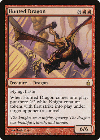 Hunted Dragon [Ravnica: City of Guilds] | Exor Games Truro