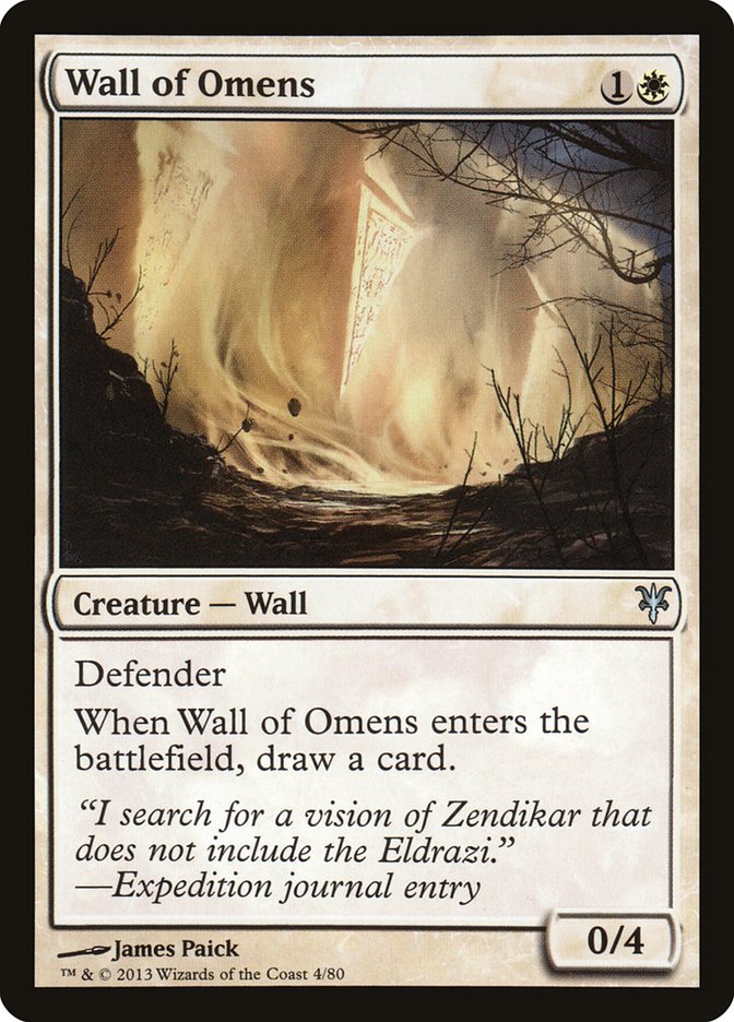 Wall of Omens [Duel Decks: Sorin vs. Tibalt] | Exor Games Truro