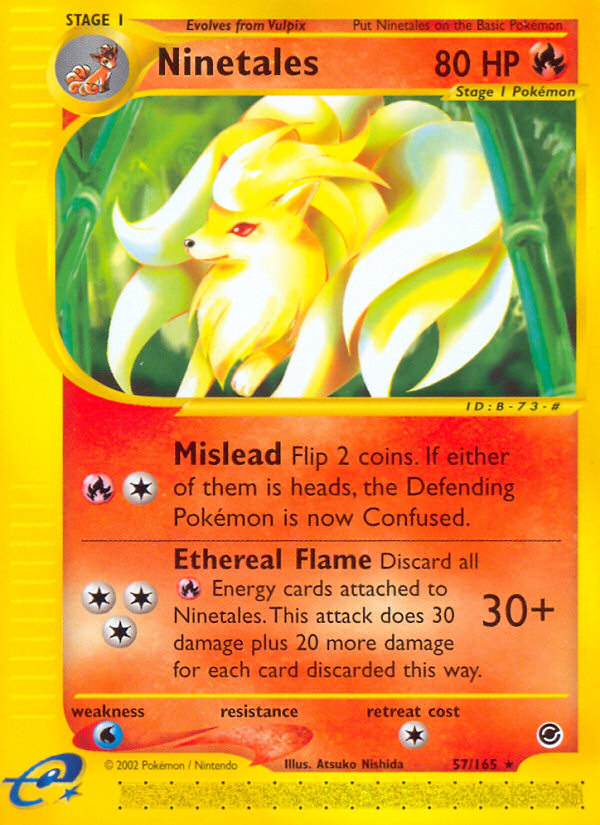 Ninetales (57/165) [Expedition: Base Set] | Exor Games Truro