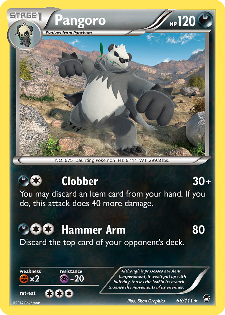 Pangoro (68/111) [XY: Furious Fists] | Exor Games Truro