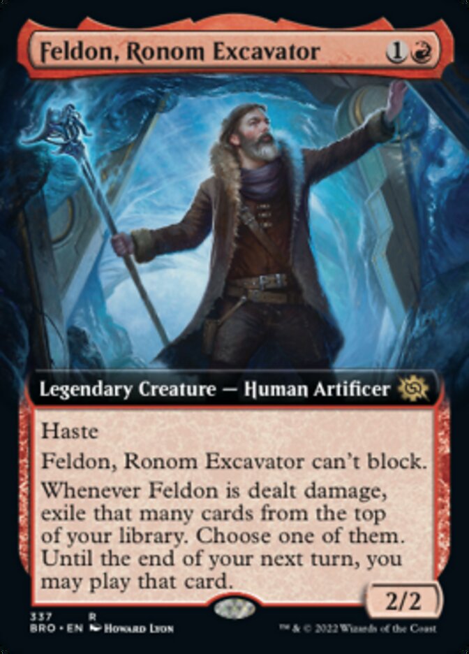 Feldon, Ronom Excavator (Extended Art) [The Brothers' War] | Exor Games Truro