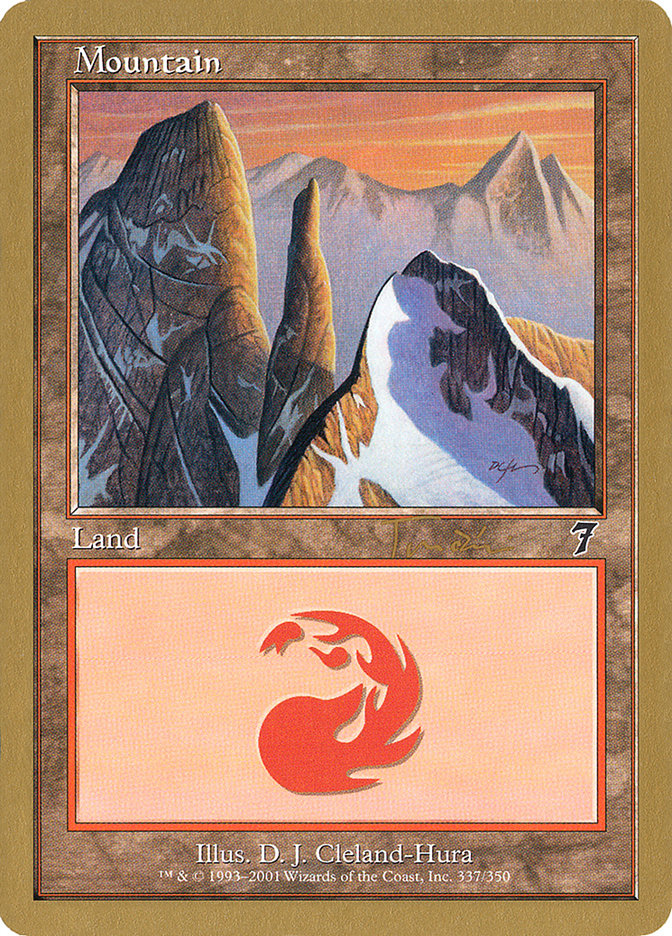 Mountain (jt337) (Jan Tomcani) [World Championship Decks 2001] | Exor Games Truro