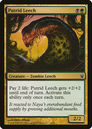 Putrid Leech [Duel Decks: Izzet vs. Golgari] | Exor Games Truro