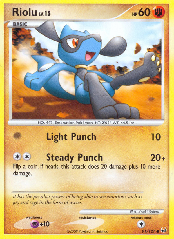 Riolu (91/127) [Platinum: Base Set] | Exor Games Truro