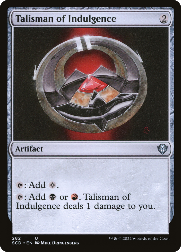 Talisman of Indulgence [Starter Commander Decks] | Exor Games Truro