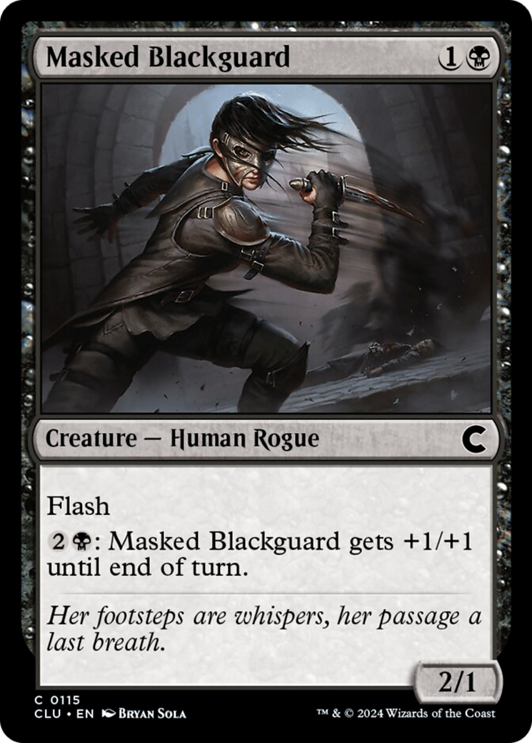 Masked Blackguard [Ravnica: Clue Edition] | Exor Games Truro