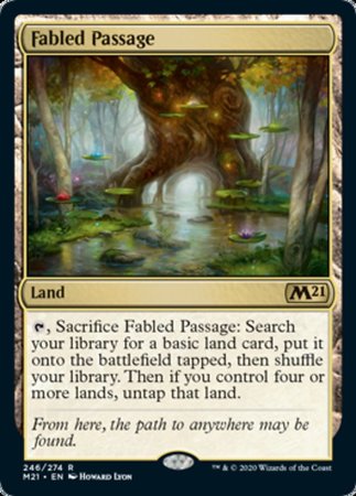 Fabled Passage [Core Set 2021] | Exor Games Truro