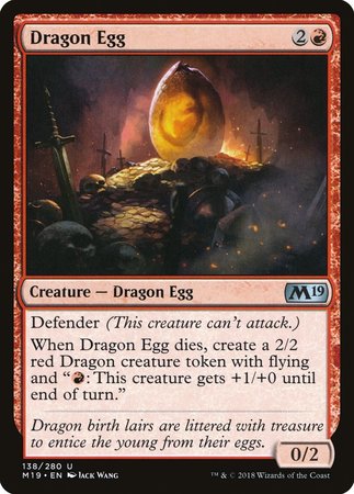 Dragon Egg [Core Set 2019] | Exor Games Truro
