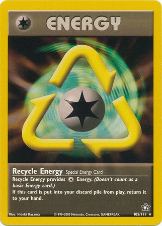 Recycle Energy (105/111) [Neo Genesis Unlimited] | Exor Games Truro