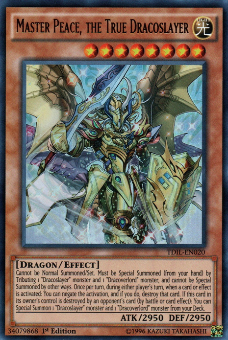 Master Peace, the True Dracoslayer [TDIL-EN020] Ultra Rare | Exor Games Truro