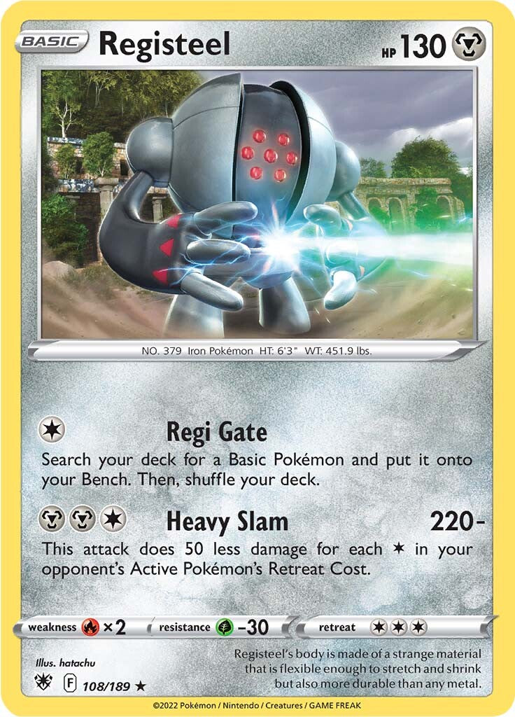 Registeel (108/189) [Sword & Shield: Astral Radiance] | Exor Games Truro