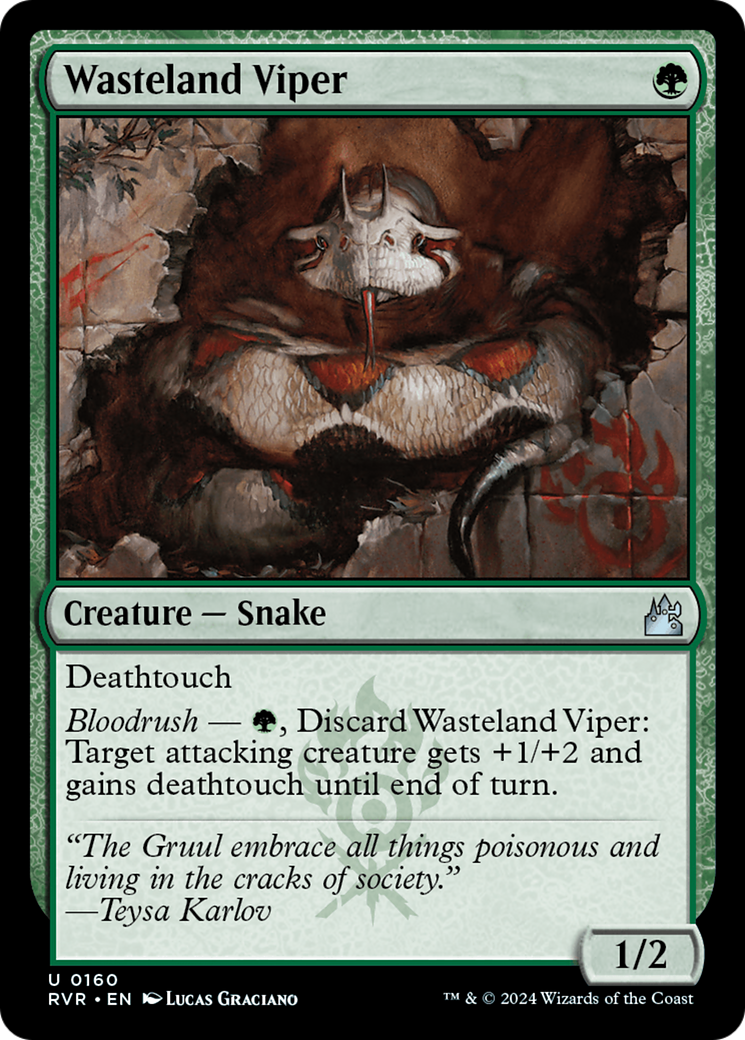 Wasteland Viper [Ravnica Remastered] | Exor Games Truro