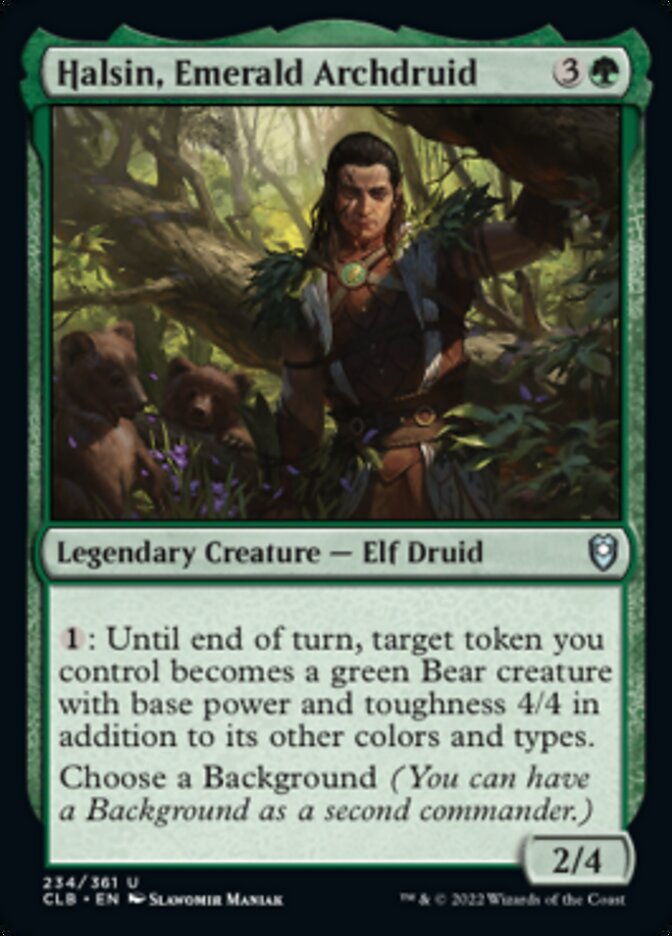 Halsin, Emerald Archdruid [Commander Legends: Battle for Baldur's Gate] | Exor Games Truro