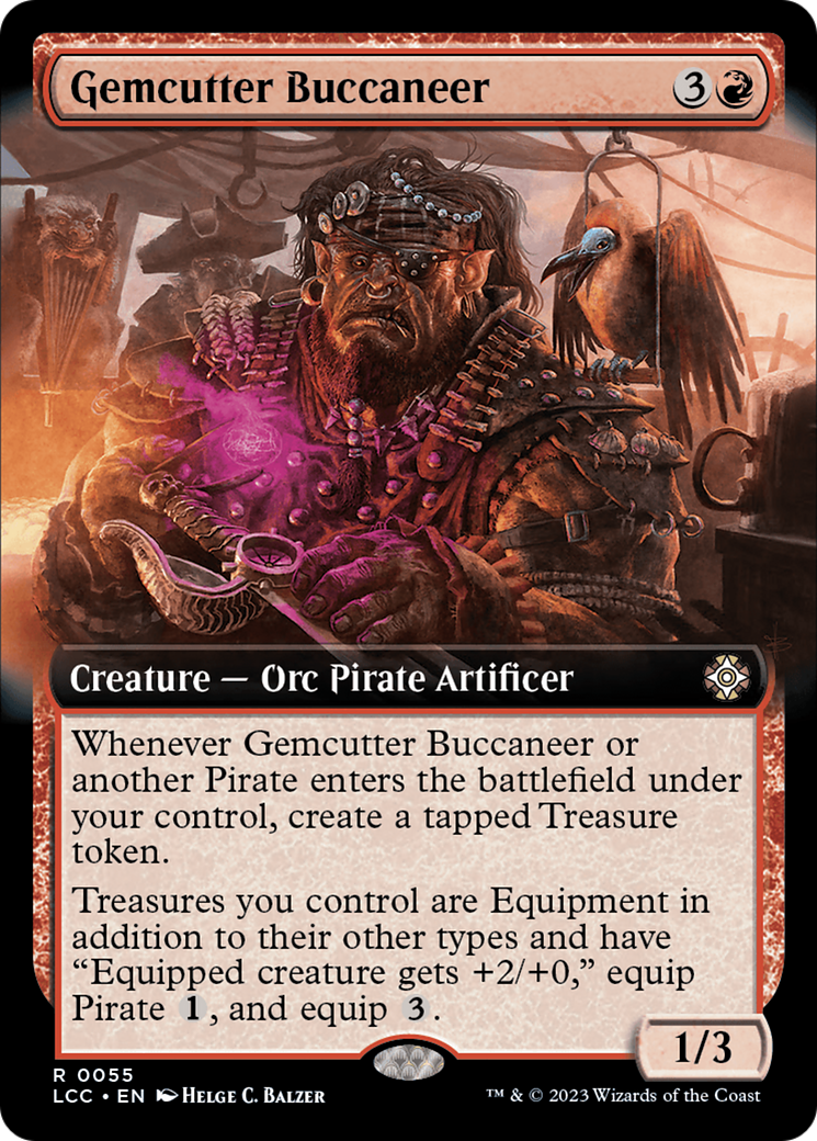 Gemcutter Buccaneer (Extended Art) [The Lost Caverns of Ixalan Commander] | Exor Games Truro