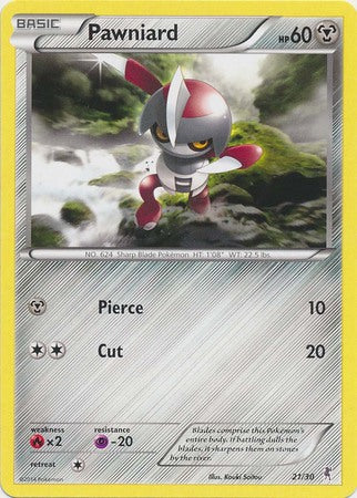 Pawniard (21/30) [XY: Trainer Kit 1 - Bisharp] | Exor Games Truro