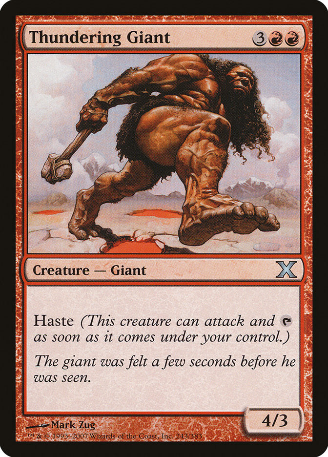Thundering Giant [Tenth Edition] | Exor Games Truro