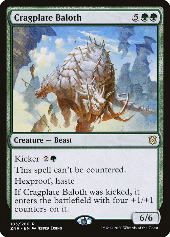 Cragplate Baloth (Promo Pack) [Zendikar Rising Promos] | Exor Games Truro