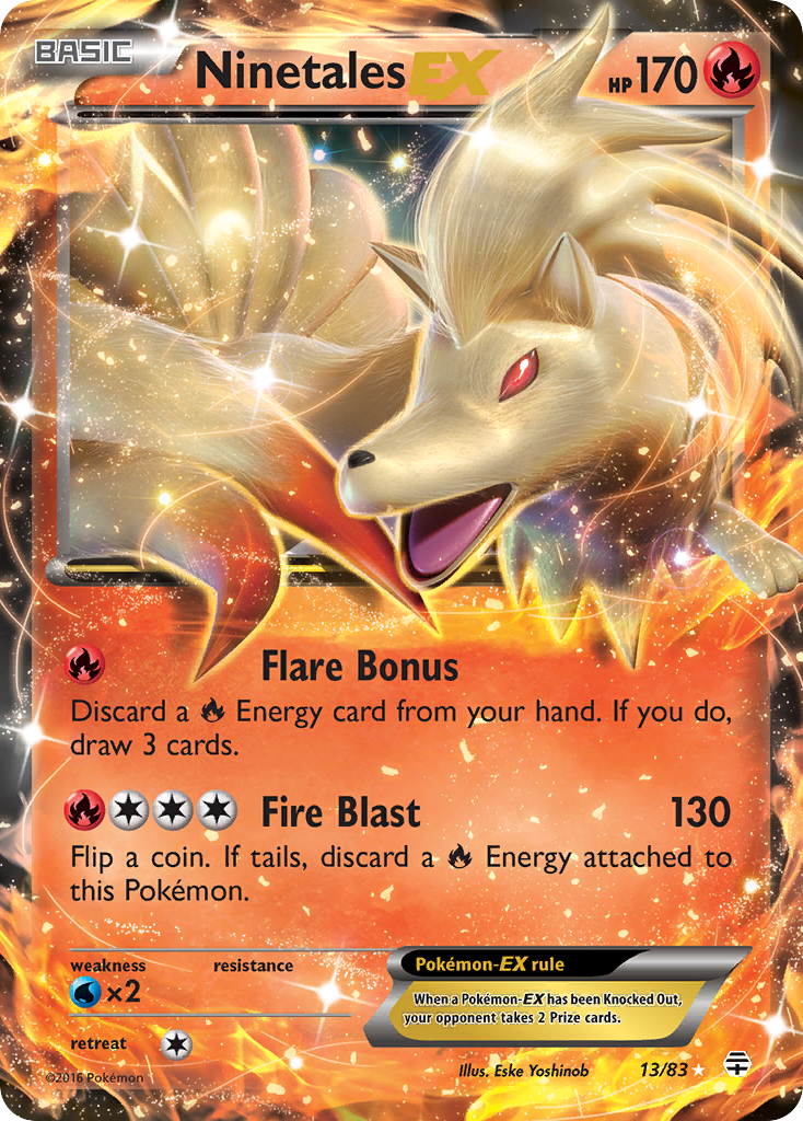 Ninetales EX (13/83) [XY: Generations] | Exor Games Truro