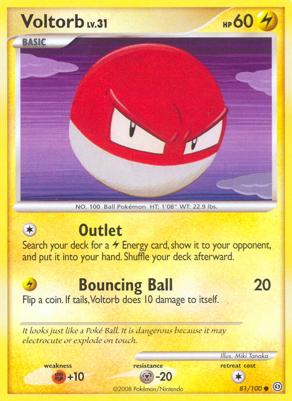 Voltorb (81/100) [Diamond & Pearl: Stormfront] | Exor Games Truro